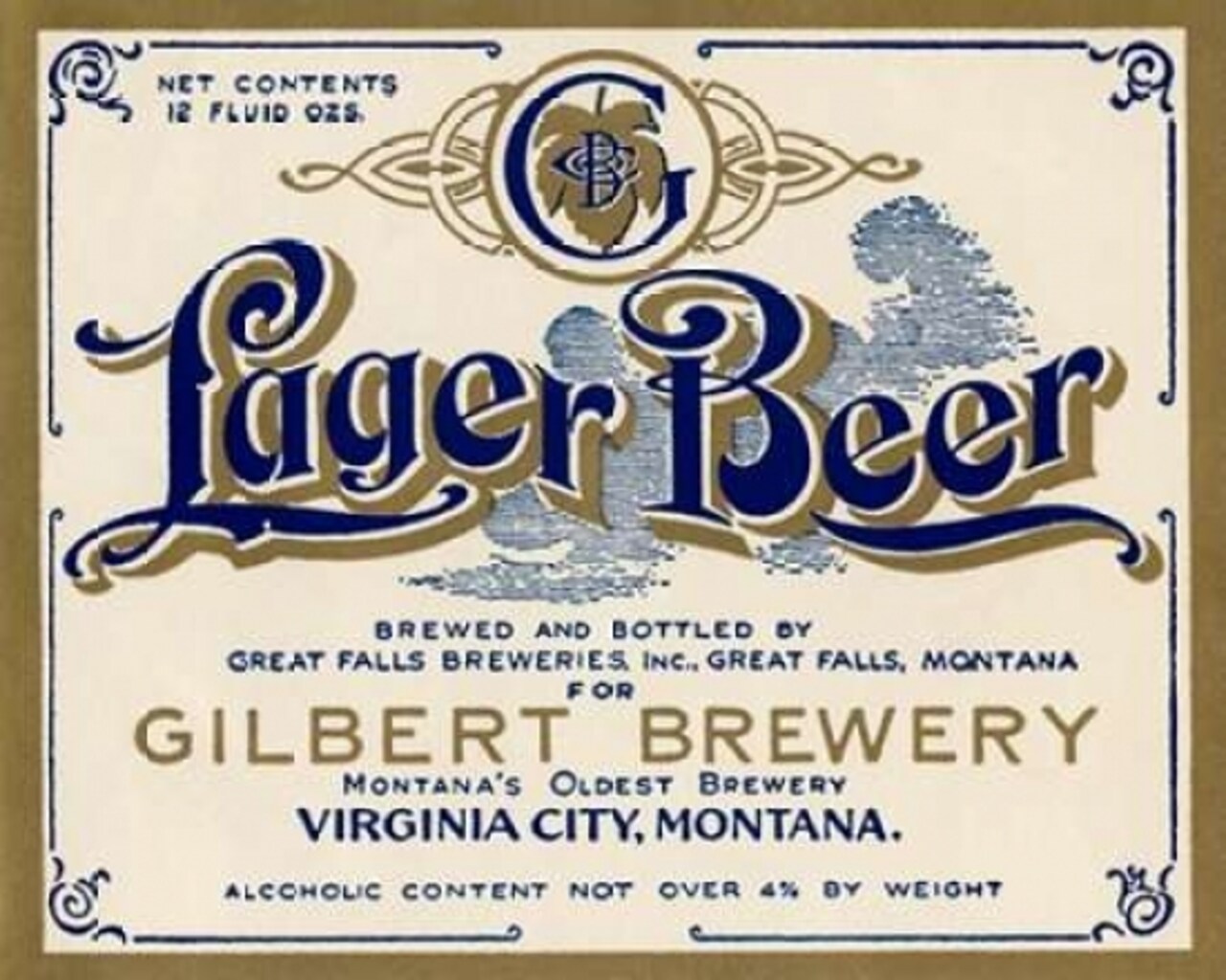 Gilbert Brewery Lager Beer Poster Print by Vintage Booze Labels - Item # VARPDX375094